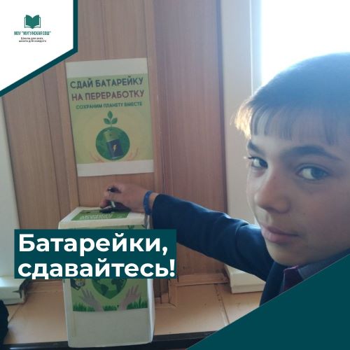 Сдай батарейку-спаси планету!.